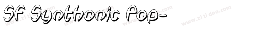 SF Synthonic Pop字体转换